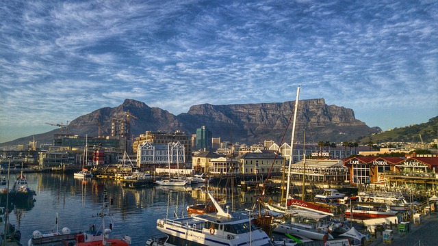 Waterfront I centrum af Cape Town
